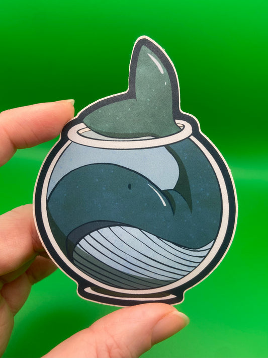 Squashed Whale | Sticker