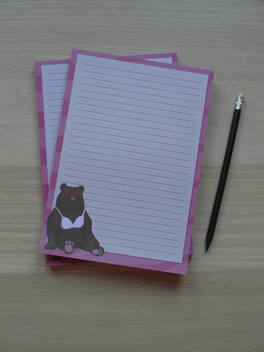 Bear Tiddies | Lined Notepad