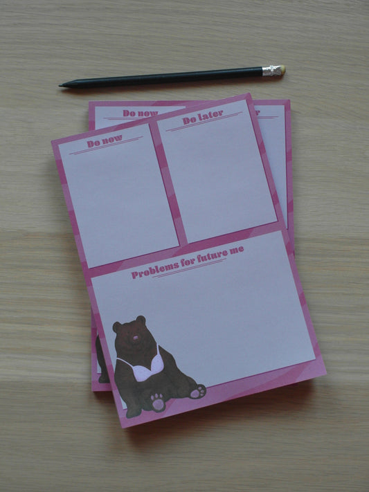 Bear Tiddies | Brain Dump Notepad